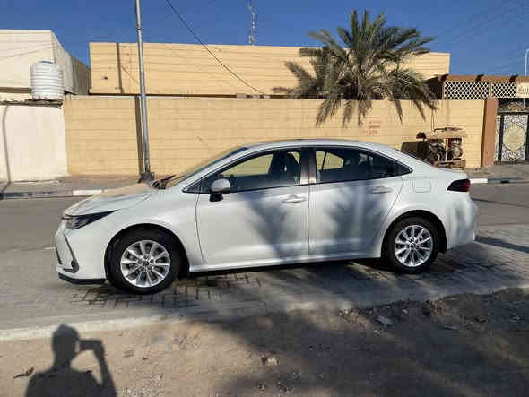 اللهم صل على محمد وآل محمد تويوتا كورلا2021 خليجي 
ضمان تويوتا العراق (SAS ساز ) 

فول مواصفات 1/1 
حجم المحرك 1800 
نوع الوقود بانزين
فتحه
دخول ذكي بصمة تشغيل بصمة 
  
تبريد قطعتين 
ويل كب حجم الاطارات 16 
حساسات امامي خلفي 
لايتات عدسة 
بك لايتات لد 
كشاف لايت لد 
مرآة قابلة للطي 
اشارة بالمرآة 
الرقم ***********
