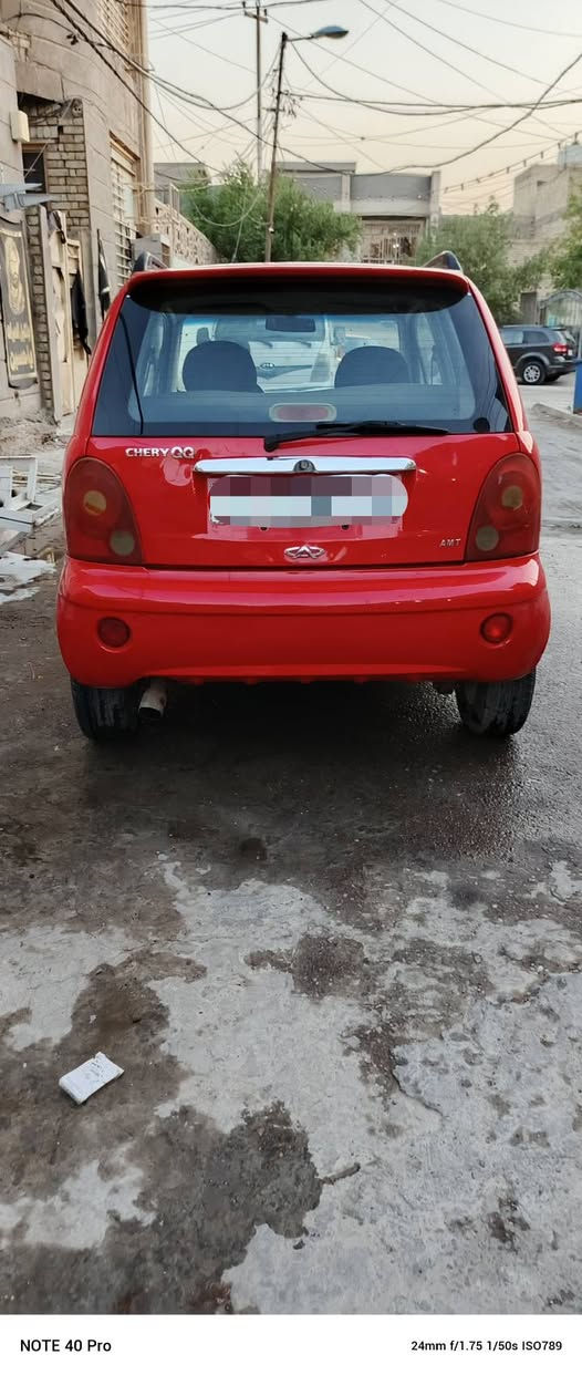 سلام عليكم
سيارة شيري QQ للبيع 
سيارة نضيفة الكير والمحرك مكفولات و المنظومة مال مياه مبدلة كاملة جديد والصدر قبل شهر بدلتة سيارة فقط تبريد ميشتغل تدفئة شغالة سيارة مديل 2010 السنوية 2030 
السعر :32 ورقة بيها مجال بسيط
للتواصل :*********** واتساب فقط
هاتف :***********
موقع السيارة بغداد البلديات
