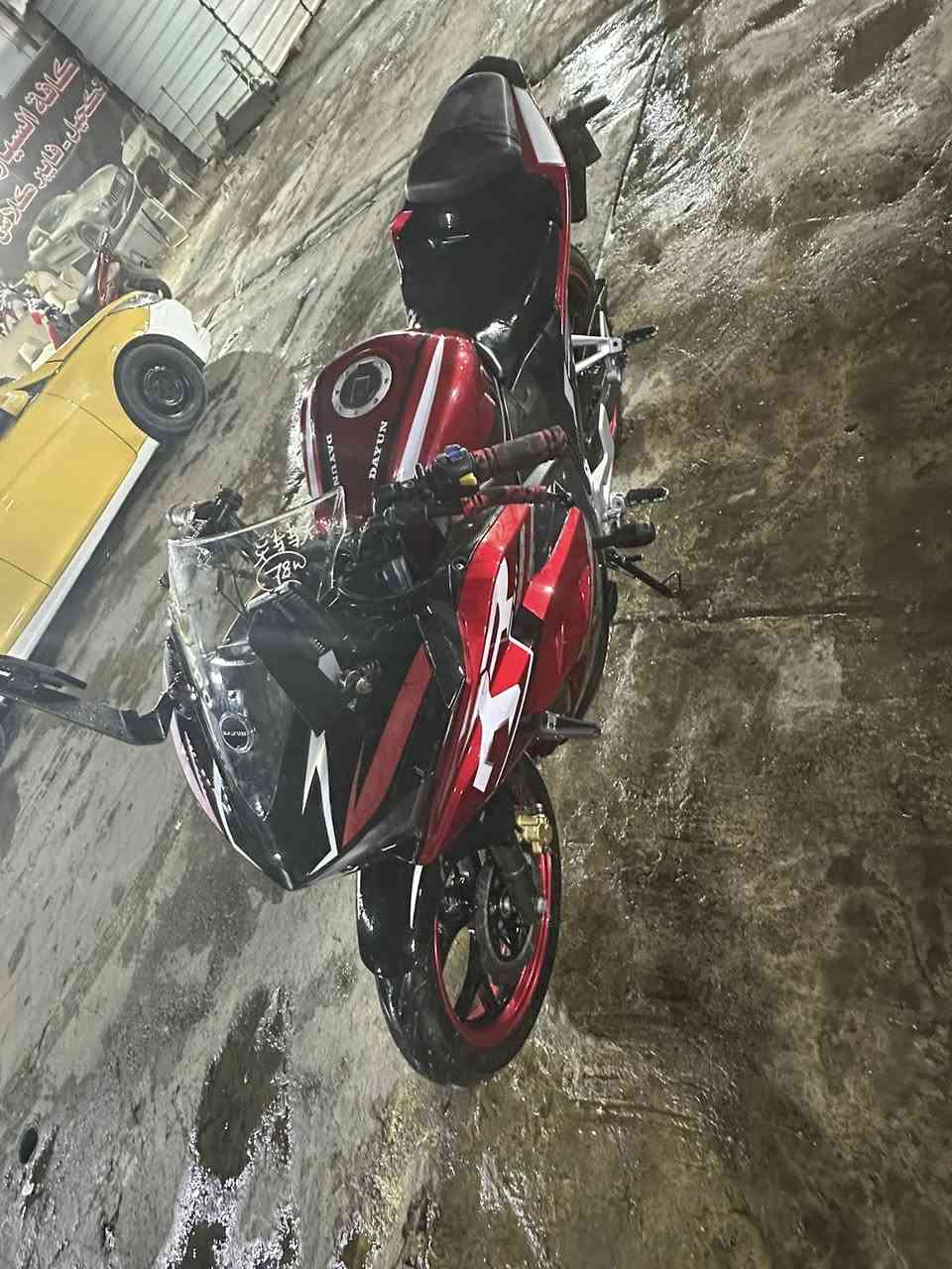دايوانR200دراجه مكفوله ومرقم بغداد ماشيه25موديل2023للبيع ب14مكان بغداد***********
