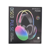🎧✨ عيش جو الألعاب والموسيقى بإضاءة RGB خرافية!  سماعة PG580 اللاسلكية ...