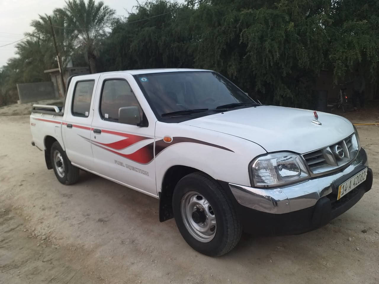 السلام عليكم نيسان دبل قماره 2007 مكفولة مشروع وطني رقم إنكليزي المكان ذي قار سوق الشيوخ السعر 105 وبيه مجال  ***********
