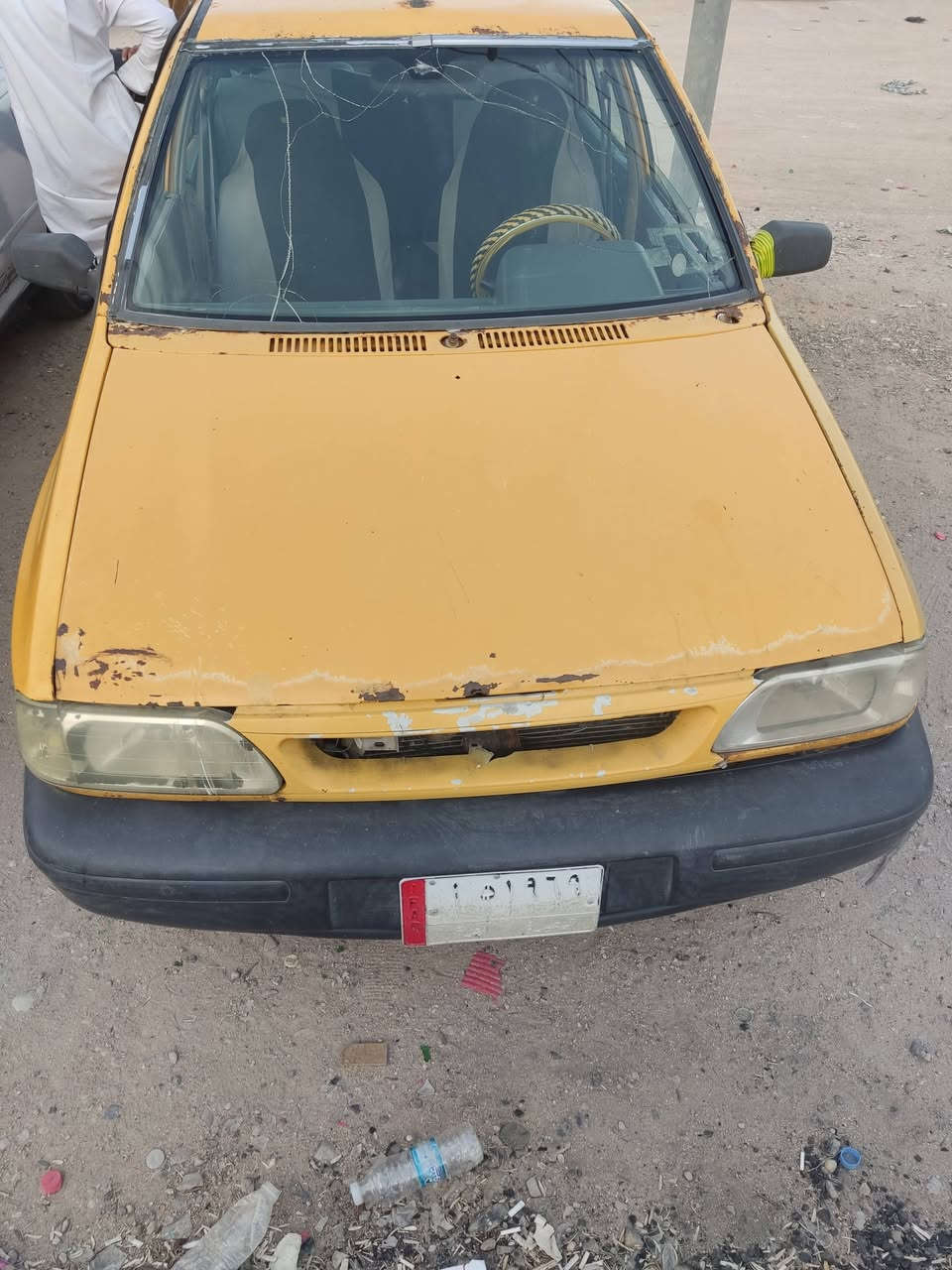 السلام عليكم سياره سايبه للبيع في البصره الزبير ماكينه بيها شويه تبخير سنويتها سنويتها ضايعه وبيها واجهه من المرور سعرها ست ورقات وبيها مجال قليل رقم الهاتف ***********
