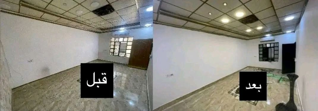 سلام عليكم صباغ بيوت داخلي وخارجي وكافة الديكورات كادر متميز شرط العمل درجه اولى اسعار مناسبه ***********
