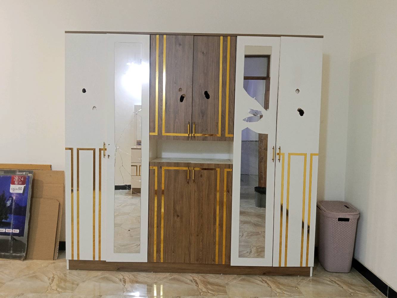 خرفه جديده لبيع سرير خزان فقط الكنتور بي ازرف