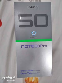 انفينكس نوت 50 برو • مستعمل • ملحقات كاملة