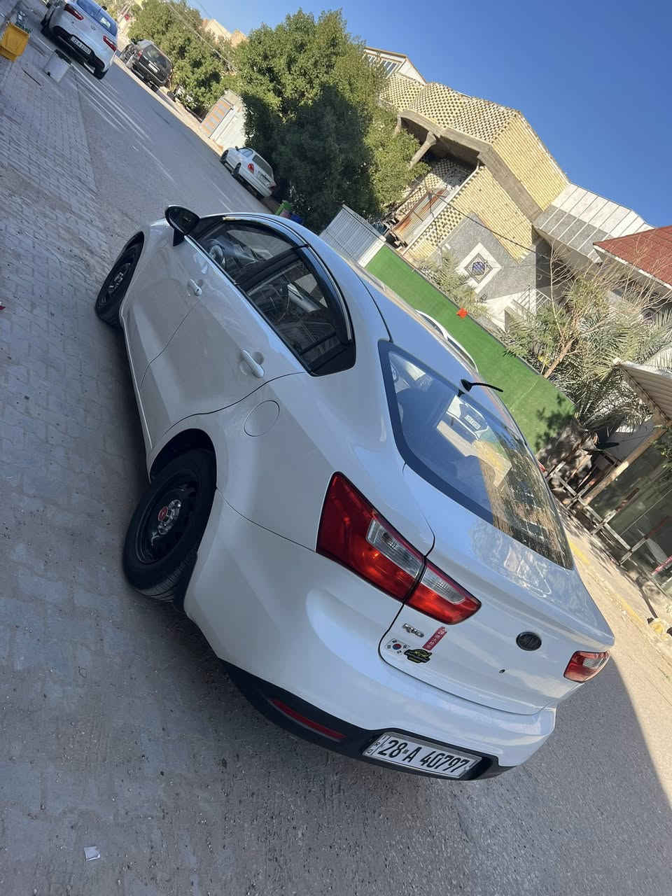 السلام عليكم
كيا ريو 2012 خليجي محرك 1600 قطرتين دوش كير محرك حداديه تخم تاير كله جديد 

السيارة بيها جاملغ وبنيد فقط رقم نجف الجديد بسمي تحويل مباشر 

السعر 86سونار داخل المنشور 

العنوان النجف الاشرف قرب مطعم الخيمه 

***********
