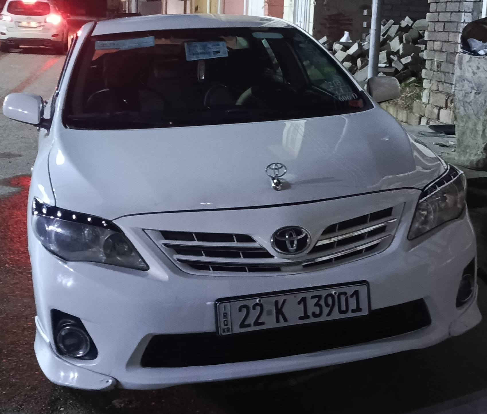 السلام عليكم كورلا موديل 2009 محدثه 2013 رقم اربيل الدولي بسمي تحويل مباشر كير محرك شرط مكان السياره سامراء السعر 96 بيه مجال ***********
