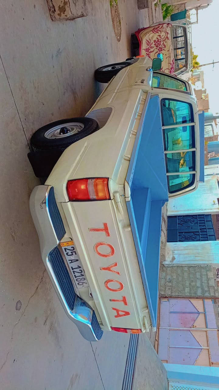 تويوتابيكب 85 السيارة مكفولةكفالة عامة سيارة بلادية مابي صبغ ماعدا اشرت بالمنشور سنويةلغاية2031تحويل ثاني يوم سعر63$ مكان كركوك اتصل على ***********  أو  ***********
