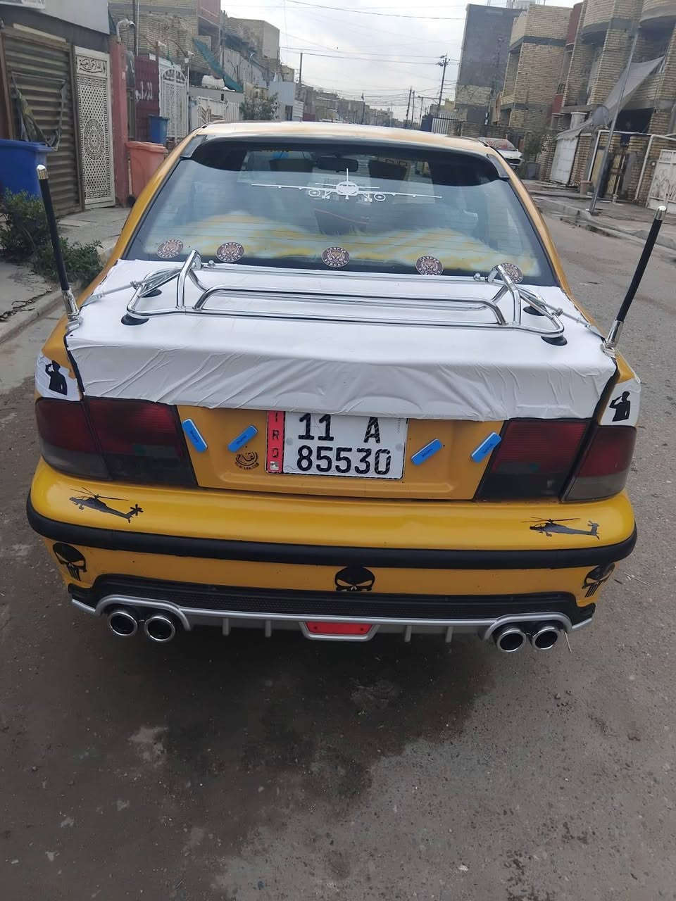 السعر27
بسمي ,هزة ورقم وسنوية جدد 
مصفرة من كلشي
جاهزة
كبل للشارع
للاستفسار ***********
بغداد
