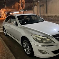 جنيسس 2014 خليجي بسمي رقم اربيل مكفول من الصبغ والضربه مكينه 3.3 دوش ت...