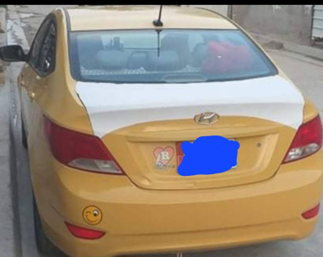 السلام عليكم

اكسنت للبيع وارد امريكي
موديل 16
رقم بابل اجره مشروع وطني
تحكمات ستيرن 
تدفئه تبريد ..يحتاجله غاز
أدامه كله جديد
فيت بم جديد
باتري جديد 
حساسات
بلكات
مجاول 
سياره خير من الله الياخذها بالعافيه عليه
سنويه ساقطه قبل شهر
العنوان بغداد حي الجهاد 
للتواصل ***********
