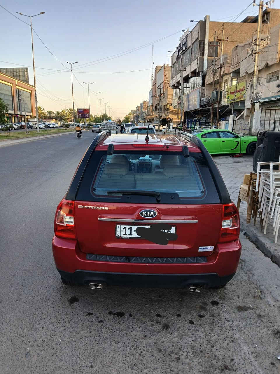 ....سبورتج خليجي موديل 2009 رقم بغداد مشروع وطني 
مكفول من الضربه ولا تبديل  
كير محرك تبريد مكينه كفاله محرك 2000 
 معروف مواصفات سياره فتحه داخل بيجي. جاهزه من كل نواحي  سعار119$ العنوان بغداد القادسيه اتصل   ***********
