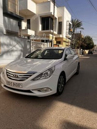 هونداي سوناتا 2013 شكل 2014  خليجي مكفولة من الضربة والصبغ والبارد موا...