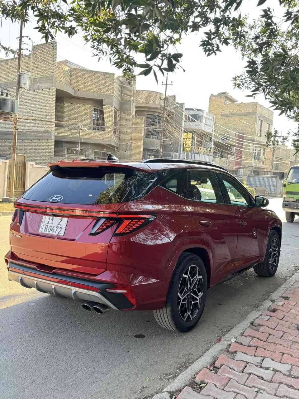 السـلام عليـكم 
توسـان 2023 
(أصدار خاص وممـيزه)
N line
ماشـيه 22 الف
مواصـفات الـN معروفه فووول 
مكـينه 2500 
بانـوراما 
كشـنات كـهرباء تدفـئه
شاشه كبيره
الوان 63لون
صندوق خلفي كهربائي
تحديـد مسار 
رادارات امـامي خلـفي 
تبريـد قطعتيـن 
السـياره داخله بدون قطـره صبـغ 
حادثه دعاميه أماميه فقط
صار بيها حادث بابين هنا وتبدلن ونصبغن
الباقي كله مكفول
السعر 22,300 وبيها مجال
للأستفسار 
***********
