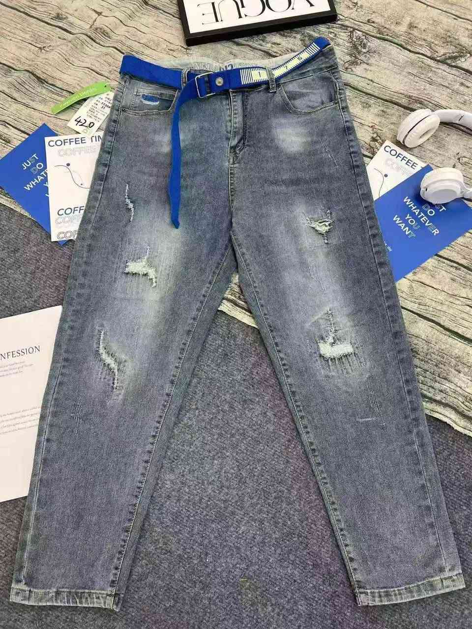 Summer Ripped Denim Shorts Men's Fashion Brand Loose Retro Ruffian Handsome Five-point Pants 30000 pairs of full clearance 2 dollars a pair, size 28-36, genuine individual packaging


**إذا كنت صاحب هذا الإعلان وتريد حذفه لأي سبب، رجاءا أرسل رسالة إلى الدعم الفني**