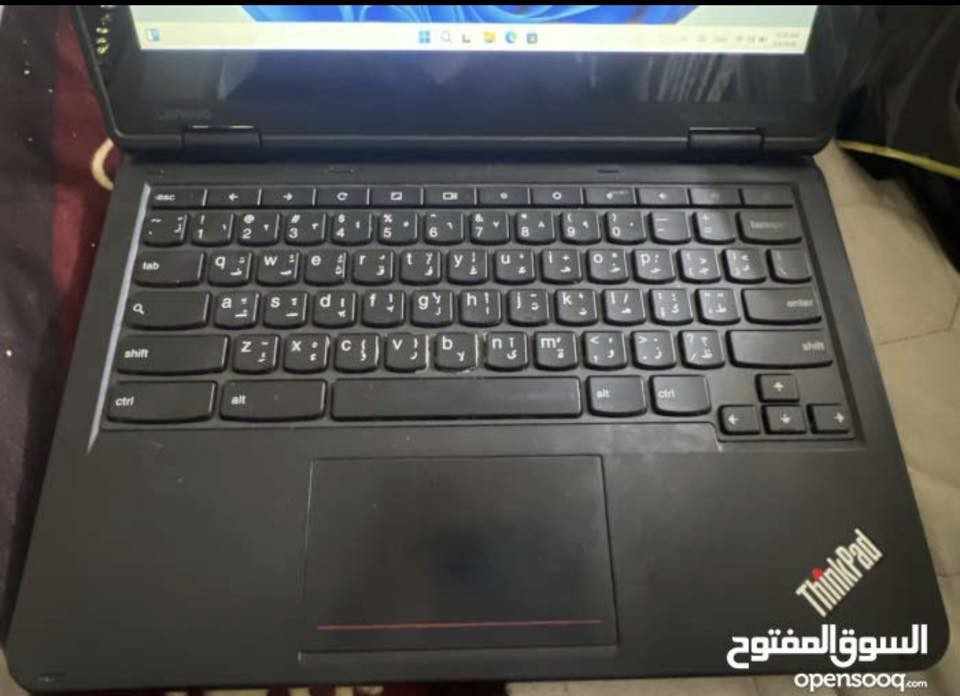 سلام عليكم لابتوب لينوفو يوغا 11e كروم بوك نظام ويندوز 11 الرام 4 الذاكره 16 كيكا تكدر تضيف الها فلاش او هارد خارجي الابتوب يصير ايباد وينقلب 360 درجه ولمس  المنافذ منفذ اجدي ام اي منفذ يو اس بي منفذ اواكس منفذ رام للمساحه منفذ يو اس بي اخر ومنفذ الشحن السعر 70 الف العنوان بغداد السيديه تقاطع درويش الرقم للتواصل واتساب مراسله فقط ***********
