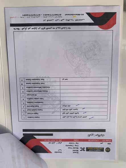 موديل22 رقم بغداد ماشيه58 الف كيلو سعر 185ورقه***********محرك 4سلندر 2500
