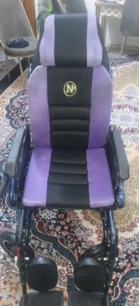 كرسي كهربائي للبيع جديد مستعمل قليل جدا جدا خاص لشلل الرباعي يعمل خمسة...