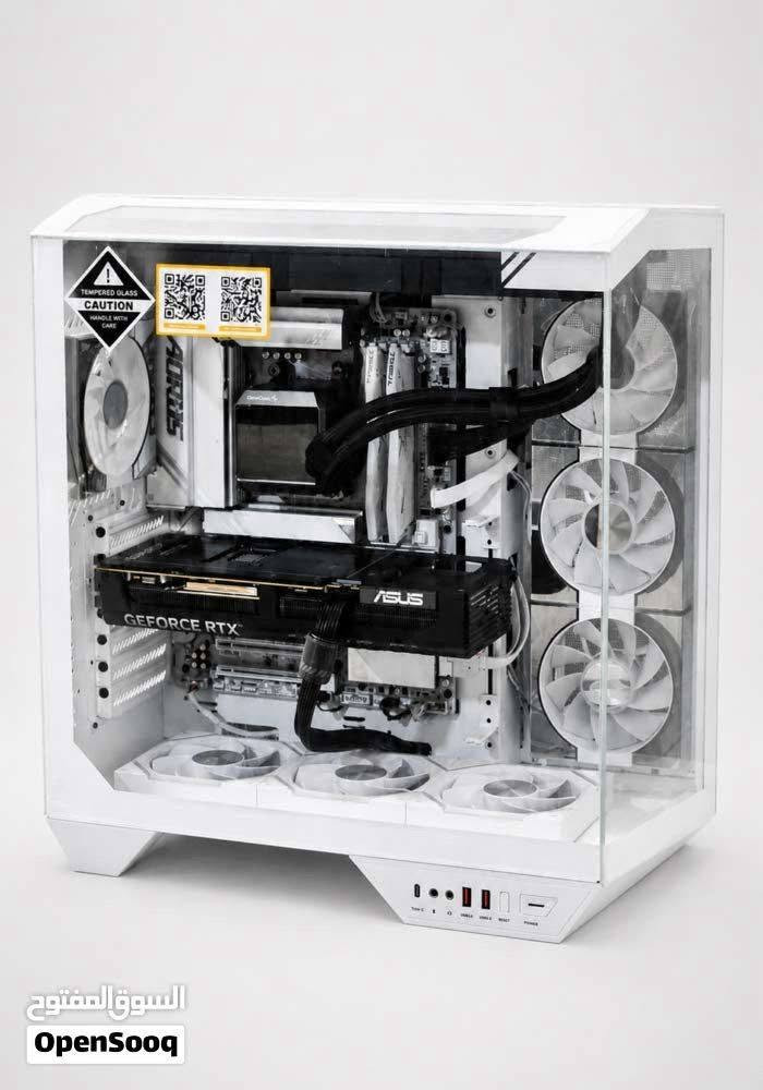 حاسبة استخدام قليل للبيع  
توازيت على فلوس حتى اصعد اساس واخذ قرض الاسكان
CPU: R9 9950X3D BOX 

GPU: RTX 5080 ASUS PRIME 

M.B: X870E AORUS PRO ICE DDR5 WIFI 7

RAM: 32GB 6000HZ CL30 DDR5 T-FORCE RGB- XMP-EXPO WHITE 

SSD: 2TB SAMSUNG 990 PRO 7,450 MB/s

PSU: DEEPCOOL PX1000G ATX 80 PLUS
1000W GOLD

COOLER: DEEPCOOL MYSTIQUE 360M

CASE: DarkFlash DY470 Mid Tower Case - White

Asiahorse NYOTA 120mm Case Fans X3

DeepCool DM9 Thermal Paste Gray
للتواصل على الخاص او على الرقم ***********
رجائا فقط الشراي لان مستعجل على بيعتها❤️
