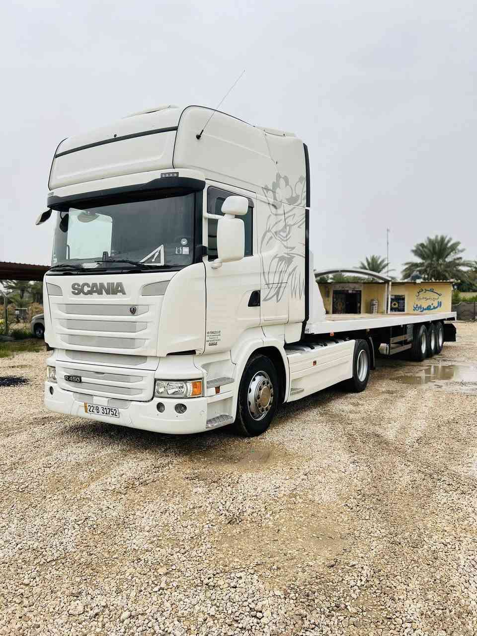 للبيع اسكانيا موديل2017 فول مواصفات محرك 450R ترقيم جديد بسمي مربوطه راس وعربانه  العنوان بابل اجبله معرض النصراوي للاستفسار ***********
***********
