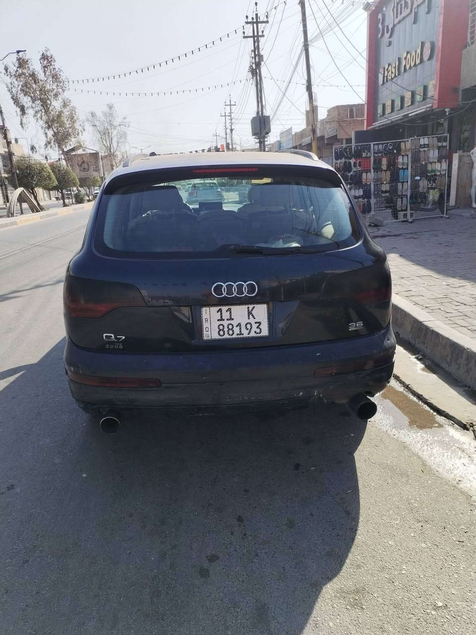 السلام عليكم أودي ٢٠٠٧ Q7 كيرومحرك لكزز ٨سلندر رقم بغداد بأسمي السعر ٨٥ وبيها مجال ***********
