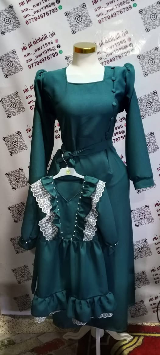 شغل ليوم حسب الطلب متوفر بكل قياسات والالوان لقماش باربي الاصلي تون الام مع طفله للحجز واتساب اكيد متوفر بكل قياسات والالوان ***********
