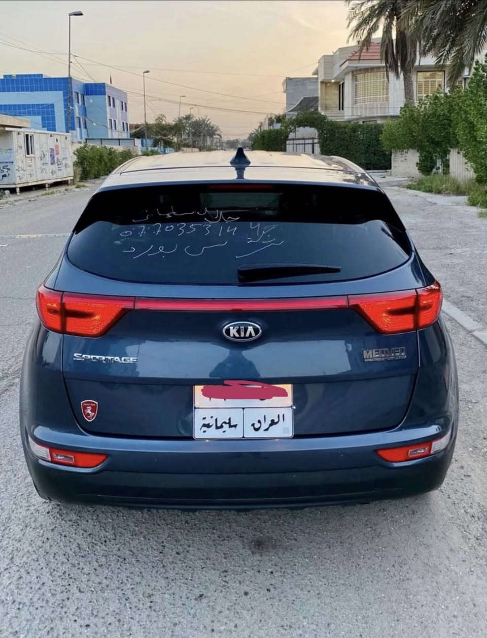 سلام عليكم كيا سبورتج موديل 18 
وارد أمريكي حادث موضح 
عداد 67 محرك 2400 GDi
مكان سياره بغداد استفسار ***********السعر 160$ /
