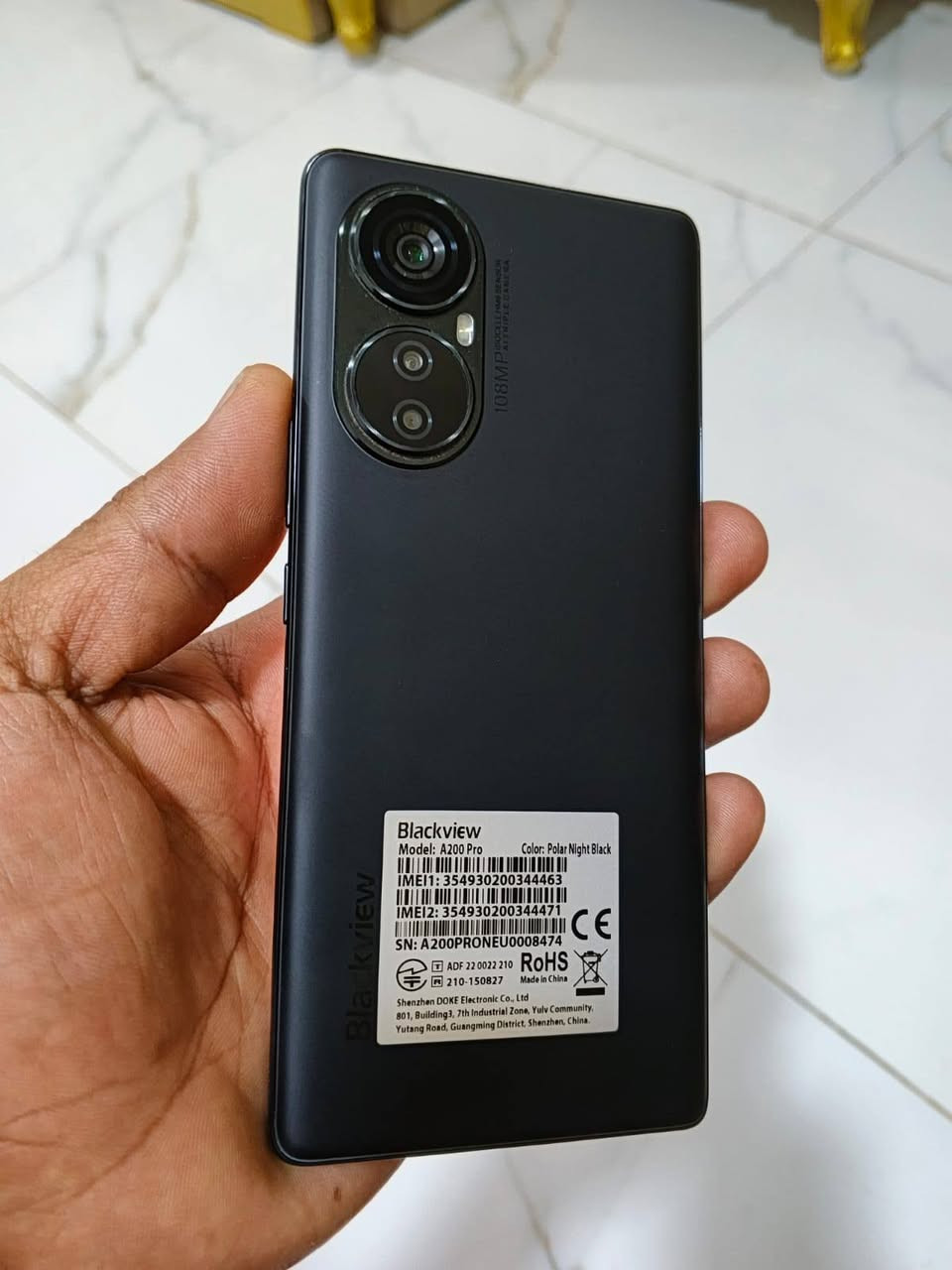 السلام عليكم بسبب الوعود الكاذبه اعيد النشر متوفر  #هاتف Blackview A200 Proجهاز فلاكشب بعده جديد ولزكه الشركه بي ماخذه ب275   
 #السعر_225_يرهم_مراوس
#ملاحظه_يدعم_شريحه_امنيه
#مكاني_حله 
#رقم_الهاتف_***********_للتواصل

لشاشة: 6.67 بوصة، دقة 2.4K، تدعم معدل تحديث 120Hz.المعالج: MediaTek Helio G99 ثماني النواة.الذاكرة العشوائية (RAM): 12 جيجابايت (قابلة للتوسيع لتصل إلى 24 جيجابايت برمجياً).مساحة التخزين: 256 جيجابايت.الكاميرا الخلفية: عدسة رئيسية بدقة 108 ميجابكسل.البطارية: 5050 ميللي أمبير.الشحن السريع: 66 واط
