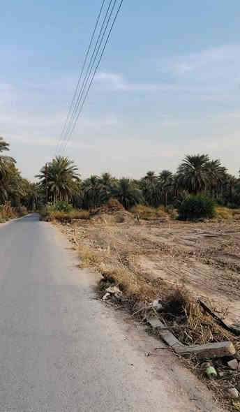 يا الله السلام عليكم 
5 دونم تباع حسب الطلب طابو ملك صرف 
المدائن شارع سيد علي خدمات كامله وجه الدونم (23 )
للاستفسار اكثر *********** ***********
