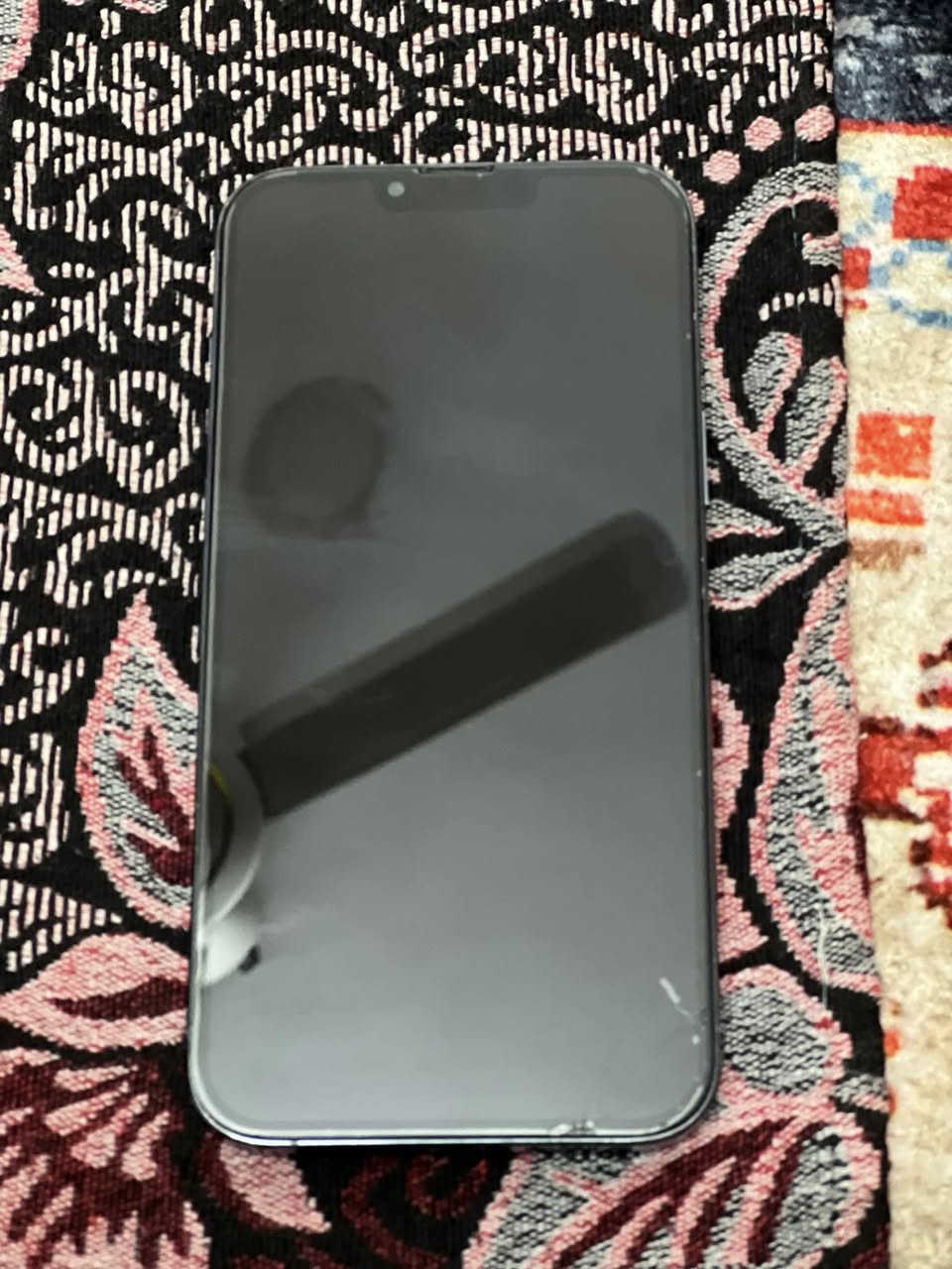 ايفون ١٣ برو ماكس شرق اوسط
ذاكرة ٢٥٦ بطارية ٧٨
جهاز مضيف كلش 
مستبدل شاشه اصليه وكاله 
مكاني مدينة الصدر ***********
السعر ٤٢٥
