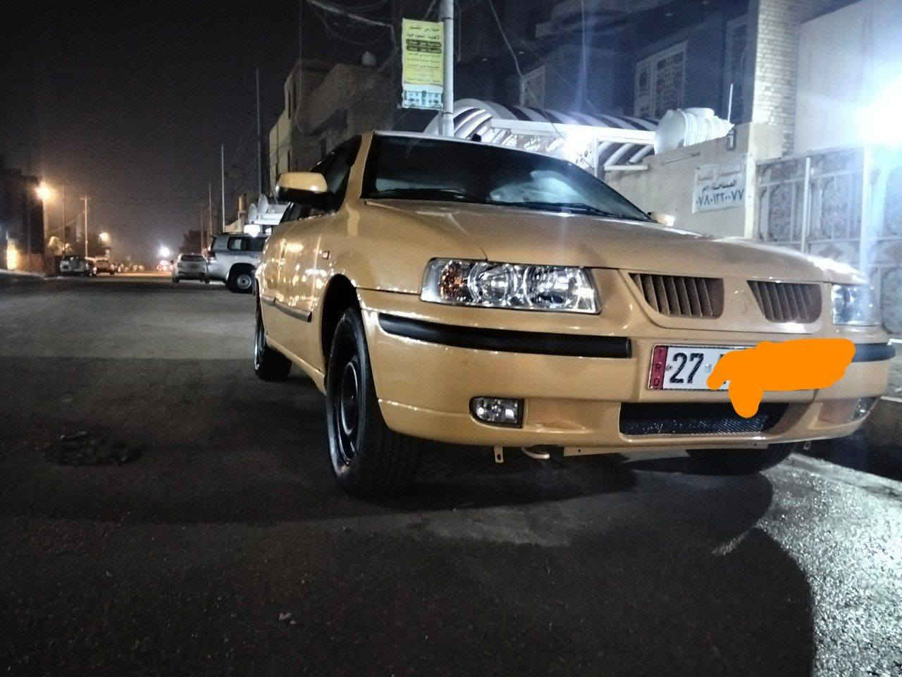 السلام وعليكم سمند ٢٠١١ رقم نكليزي مميز  مصفره هيئه وغرامات  سنويه ل٣٠ راعيها موجود مداور  مكينه وكير خير من الله تبريد شغال حداديه نضيفه  هذه رقمي ***********
