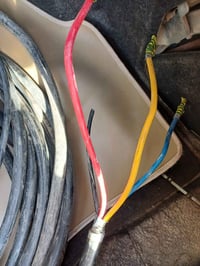 كيبل 4*16 مستخدم قليل  الطول 35متر  07702593801