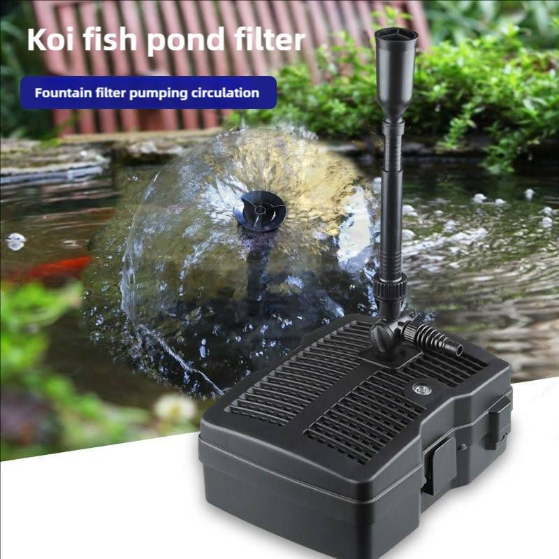 مضخة مهوية لمرشح حوض السباحة في الفناء من كاري، مضخة مياه نافورة بركة السمك، نظام توزيع المياه، مضخة ضخ القضبان
هذا المنتج هو مضخة نافورة مع فلتر ومصباح أشعة فوق بنفسجية (UV-C)، وتحديداً موديل SunSun CUF-6000. 
إليك أبرز مواصفاته ومميزاته: 
التدفق: تضخ المياه بمعدل 2500 لتر في الساعة.
الوظيفة: تتضمن الفلتر ومضخة ومصباح UV-C بقدرة 9 واط لتنقية المياه.
الاستخدام: مصممة للعمل داخل النافورات أو برك الحدائق الصغيرة.
المميزات: توفر نظام ترشيح متكامل لضمان مياه صافية وبيئة صحية للبركة
السعر ١٠٠ الف
التواصل خاص او الاتصال على الرقم 
***********
