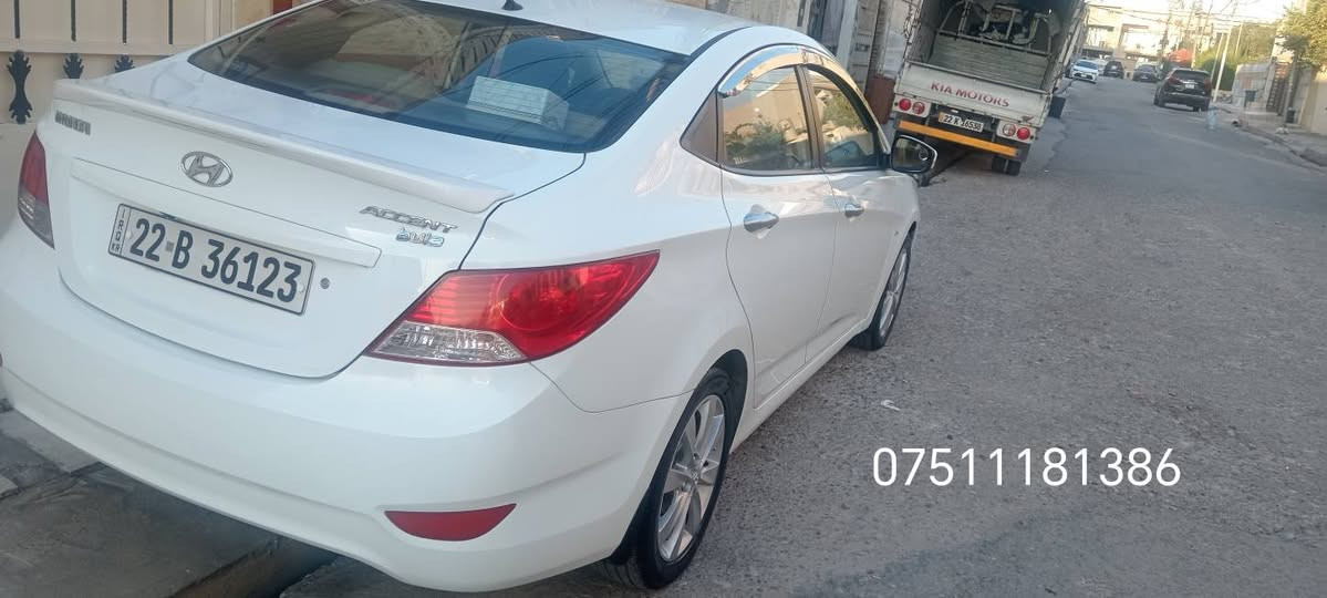 ئەکسێنت ٢٠١٣ زۆر خاوێنە بێکێشەیە هیچی سبوخ نیە رەقەمی نویکراوەتەوە بەس چەند قۆپێکی  بچوکی هەیە شوێن هەولێر *********** أربيل, العراق
