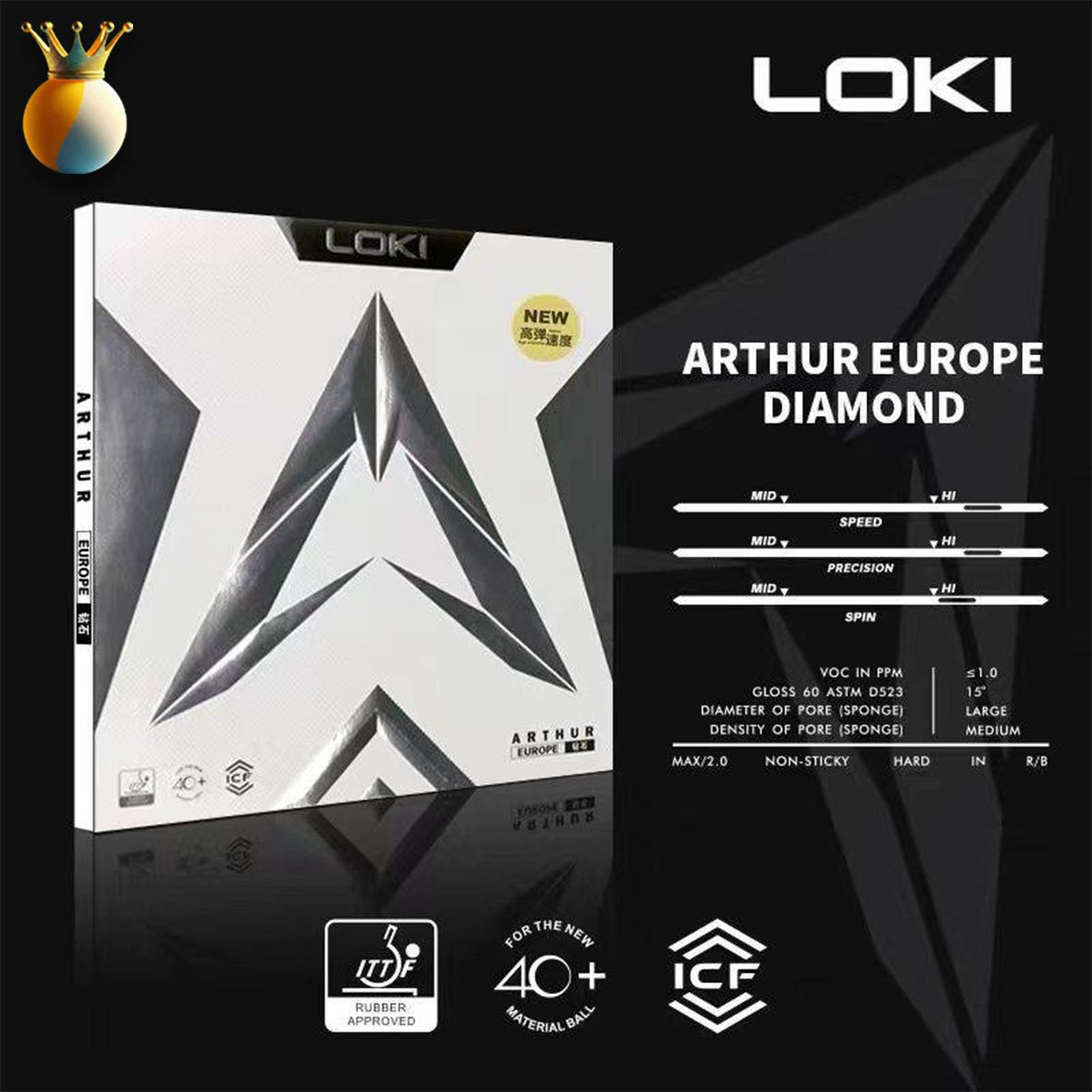 Arthur Europe (Diamond) 💎
الدقة الأوروبية بلمسة "آرثر" الحادة! 💎
إذا كان أسلوب لعبك يعتمد على الهجوم السريع والضربات الموجهة بدقة، فإن مطاطة LOKI Arthur Europe هي خيارك الأول.
    السرعة: إسفنج عالي المرونة يوفر لك قوة ارتداد مذهلة.
    التحكم: تصميم "Diamond" يضمن لك ثبات الكرة على المضرب لأجزاء من الثانية إضافية، مما يعزز دقة التوجيه.
    التكنولوجيا: مطورة لتناسب الكرات البلاستيكية الحديثة (+40).
السعر 28,000 دينار
    🚀 المزيج المثالي بين القوة والسيطرة.
#تنس_طاولة #LOKI #ArthurEurope #TableTennis #PingPong #Hustle


**إذا كنت صاحب هذا الإعلان وتريد حذفه لأي سبب، رجاءا أرسل رسالة إلى الدعم الفني**