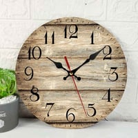 ساعة جدارية • خشب • ديكور اتجاهات
