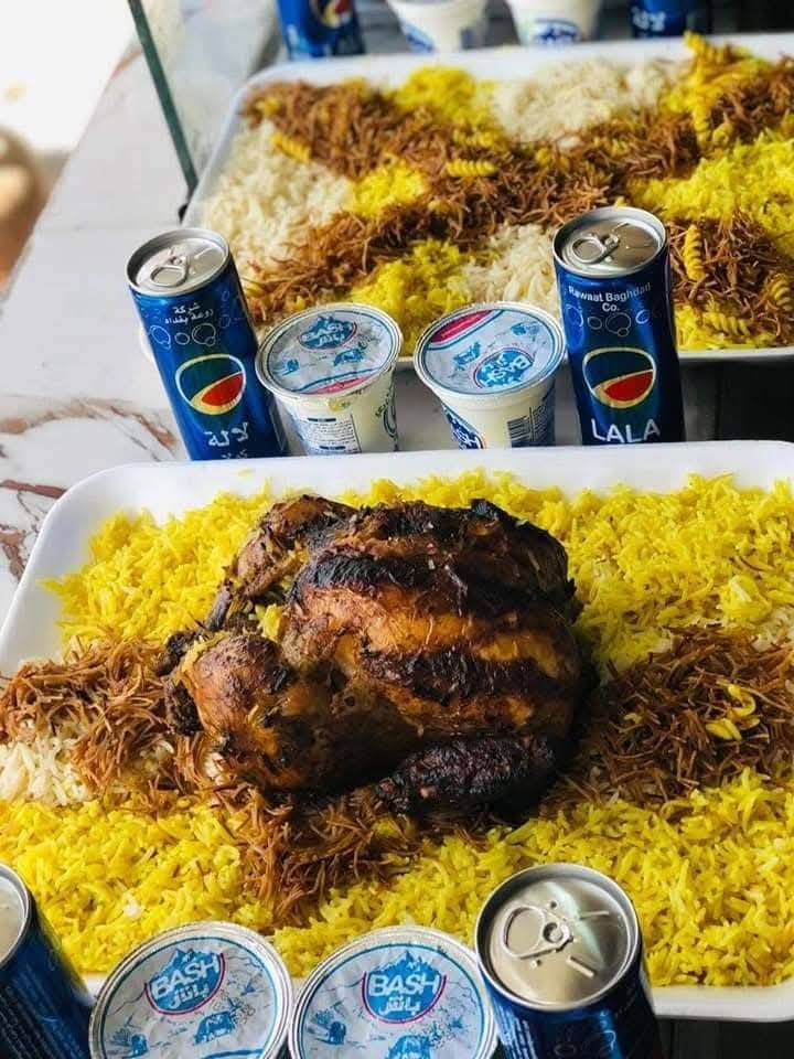 هلا والله مطعم بركات الزهراء يوفر صينيه تمن مرق وبسعر 5 الف
يوجد توصيل فوري  لكل مناطق العمارة🛵
العنوان حي الحسين الجديد شارع ابو شاكر قرب عمارة تاج الدين
ارقام الهاتف للحجز والتواصل
***********

***********
