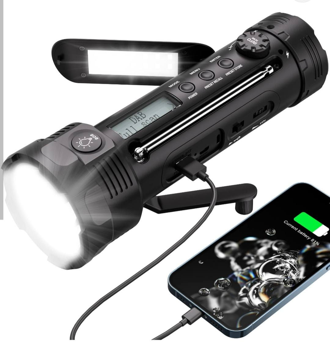 راديو شحن
موجه Fm 
بي،شاشه رقميه 
لايت لد مكتبي،
باحث يدوي،
باحث تلقائي
طاقه شمسيه
هندر،ميكانيكي،
يعمل بوربنك للهاتف 
شحن عن طريق الكهرباء
صوت عالي ونقي،
يستخدم للتخيم ايضا للسفرات 
قطعه حلوه ونادرة
متوفر،توصيل كل محافظات العراق


**إذا كنت صاحب هذا الإعلان وتريد حذفه لأي سبب، رجاءا أرسل رسالة إلى الدعم الفني**