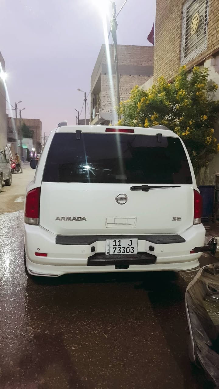 اعيد النشر بسبب الوعود الكاذبه.
نيسان ارماده موديل ٢٠٠٨ .
رقم جديد الانكليزي بغداد.

 سنويتها لل٢٠٣٠ .

سياره مكفوله خليجي فقط صبغ بنيد أثر جراد .سياره احلى من صوره بالواقع  

سعر ١٠٥ وبيها مجال للشراي.

مكانها ديوانيه ...


**إذا كنت صاحب هذا الإعلان وتريد حذفه لأي سبب، رجاءا أرسل رسالة إلى الدعم الفني**