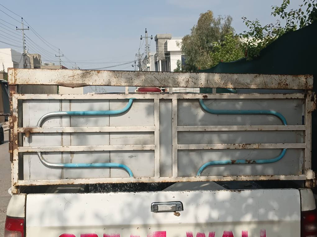 چەمچەی پیکاب دێری دەبڵ بۆفرۆشتن بێ عەیبە تەنها سبوغ کردنێکی دەوێ نرخی 120هەزار و مەجالێکی کەم ناونیشان هەولێر بنسڵاوە ژمارەی تەلەفون *********** أربيل, العراق
