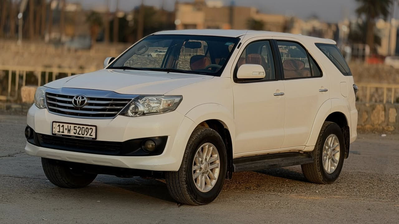 بيع او مراوس
تويوتا فورتنشر 2013  باسمي رقم بغداد تحويل مباشر
 مكينة 2700 vvt مكفولة من الصبغ ٧ راكب مكينة و كير كهربائيات , حساسات و تحكمات كامل 3 قطع تبريد

العنوان ديالى بعقوبة
***********
