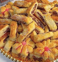 مفتوح الحجز ع الكليجه العيد اجهز حسب طلب مشكل تمر حلقوم جوز فستق حلبي ...