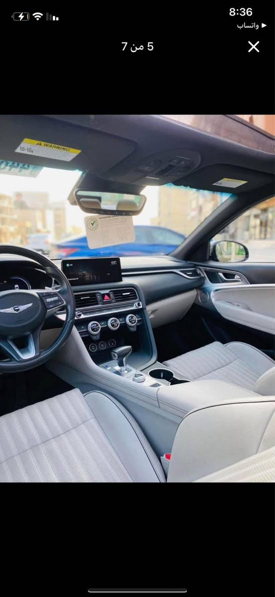 جنيسس 70g برستيج فول مواصفات  مكينة 4سلندر وارد امريكي حادثها موضح بالصوره فقط دعاميه وبيها بارد مكانين على كد اربع اصابع اثر تحميل فقط ماشية 49 السيارة كلش نظيفة رقم بصرة باسمي تحويل ثاني يوم هزه جديدة صارلها شهرين السعر 218 وبيها مجال*********** مكلف بل نشر اتصل البصرة, العراق
