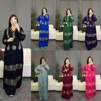 دشداشة نسائي • كشمير • فري سايز ١٠٠ كيلو