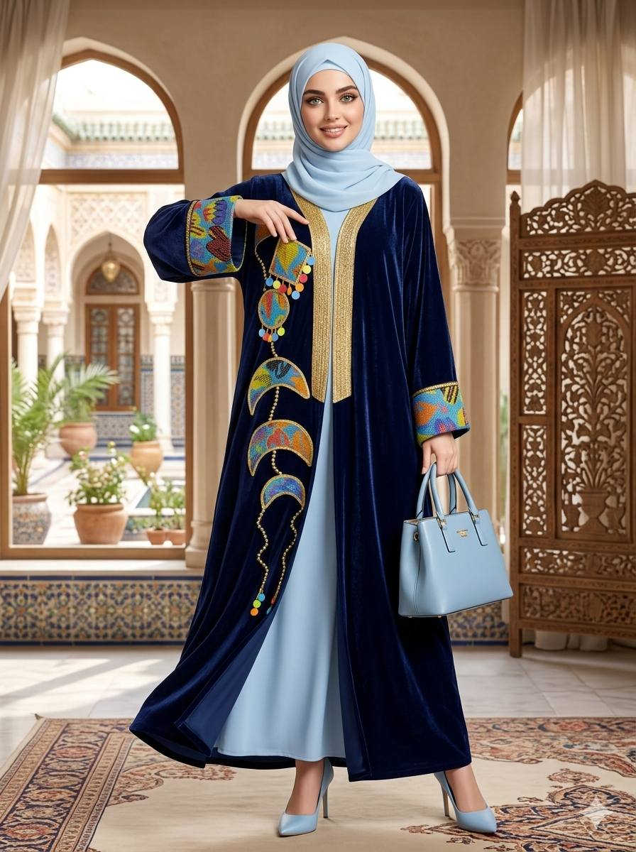 بشت قطعة فنية تجمع بين فخامة المخمل وحيوية الألوان التراثية... بشت مشغول يدوياً يختصر الجمال بتفاصيل مصنوعة بدقة وكأنه لوحة فنية صُممت لتليق بمناسباتك...في الصور التنسيقات التي تناسب البشت... الفتاة الموديل بالذكاء الاصطناعي... للمزيد من المعلومات التواصل على الخاص.


**إذا كنت صاحب هذا الإعلان وتريد حذفه لأي سبب، رجاءا أرسل رسالة إلى الدعم الفني**