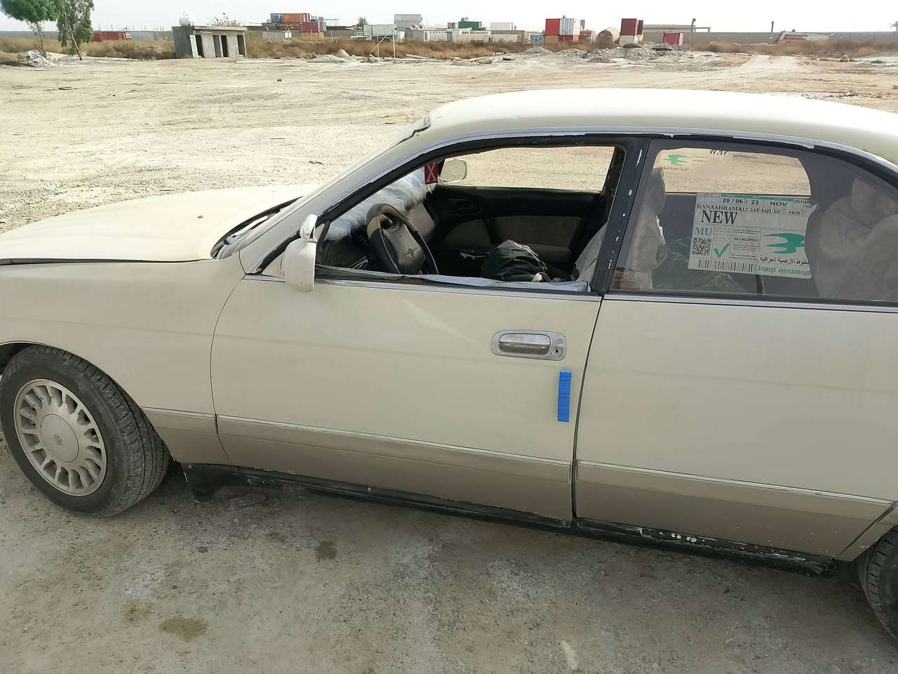 بطه موديل 93 تحويل مباشر رقم ديالى بسمي كفاله كير 
و محرك محرك 3000  تخم تاير صدر امامي خلفي جديد الداخل شوفت عينك نظيف اللون لؤلؤي   
العنوان بغداد 
43$
*********** واتساب فقط 
***********
