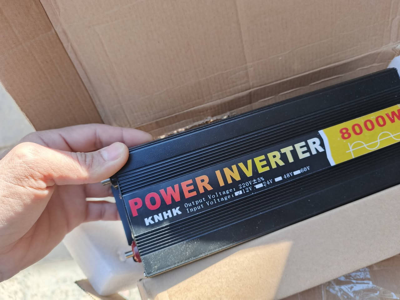 عاكستين وحدة مكتوب عليهه 2200 واط 
والثانية مكتوب عليهه 8000 واط لكن ماعتقد حقيقي حجمهه موجبير 
اليفيدنة شلع ب90 يدلل


**إذا كنت صاحب هذا الإعلان وتريد حذفه لأي سبب، رجاءا أرسل رسالة إلى الدعم الفني**