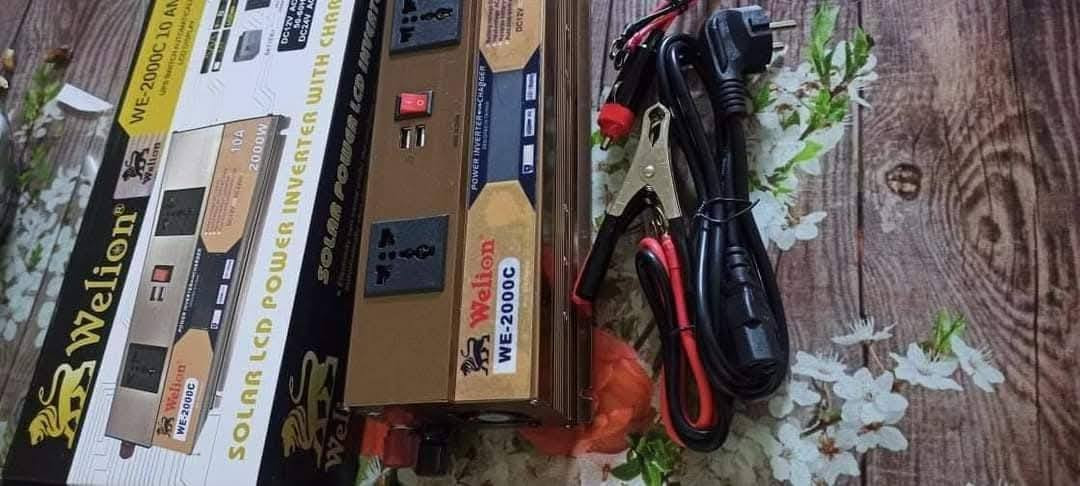 بما ان الكهرباء كلش قليلة نكدر نعوض ساعات الانطفاء  وما انخلي البيت اظلم
وفرنالكم  عاكسات كهرباء .
بيع جملة ومفرد بنفس السعر  مع خدمة توصيل مجاني 
عاكسات كهرباء  يربط على خط الوطني والبطاريه في حالت وجود كهرباء الوطنية تشحن البطارية عند انطفاء الوطني  ويعطي تيار من البطارية . كهربائي صافي 220فولت ٢٠٠٠ واط   ٨ امبيرات تقريبآ .
كذلك تكدر تستخدم الانفيرتر على السيارة عن طريق كيبل خاط يربط في مكان جداحة السيارة  في حالت خروج الى اماكن تحتاج بيها الى كهرباء مثل سفرات او  القرى ...
 ارخص انفيرتر توليد كهرباء نظام اتماتيك تطفه من تجي وطني وتشتغل من  حالها وترجع  تشحن باتري من الوطني الو خط .
السعر ٩٠  الف 
للحجز اترك رقمك وعنوانك في الواتساب.
***********
.
