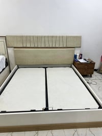 سرير دبل • مخزن تحت السرير • ظهر مبطن