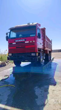 سكانيا لوري قلاب سكس للبيع موديل 97 مجموع 113 رقم انكليزي بأسمي تخم تا...